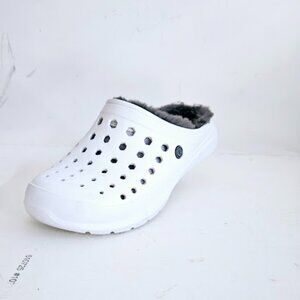Joybees Sleep on Clogs Unisex White Shoes Size 9